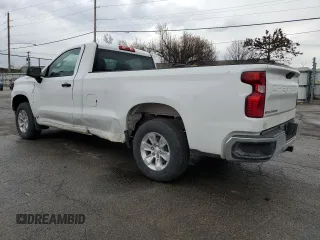 2019 Chevrolet Silverado 1500 Work Truck with VIN 3GCNWAEFXKG193103, listed as a Copart auction lot 50918245 with 53,995 mi miles and Salvage Title. Bid and sale history available at DreamBid. Image 2.