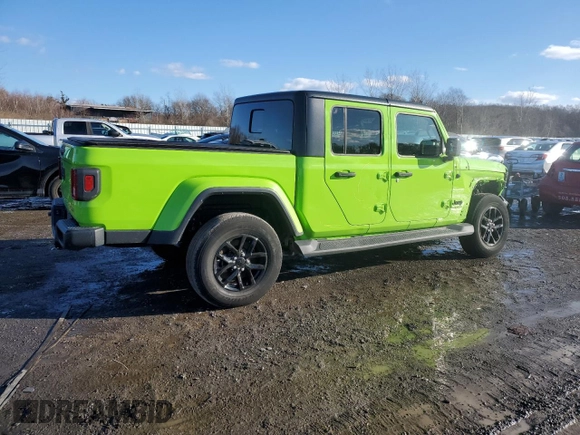 2021 Jeep Gladiator Willys with VIN 1C6HJTAG7ML612155, listed as a Copart auction lot 42627425 with 28,509 mi miles and Salvage Title. Bid and sale history available at carsss.com. Image 3.