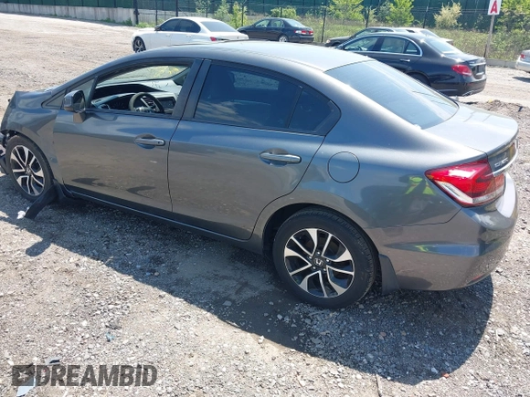 2013 Honda Civic EX with VIN 2HGFB2F86DH523443, listed as a IAAI auction lot 42199685 with 189,804 mi miles and . Bid and sale history available at DreamBid. Image 3.