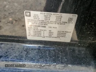 2015 GMC Sierra 2500HD available WiFi Denali with VIN 1GT120E83FF176480, listed as a Copart auction lot 47094075 with 197,643 mi miles and Salvage Title. Bid and sale history available at carsss.com. Image 12.