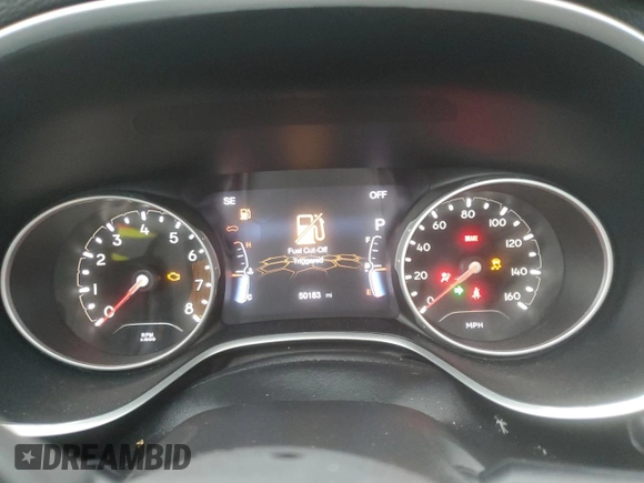 2020 Jeep Compass Limited with VIN 3C4NJDCB6LT167512, listed as a Copart auction lot 48034425 with 50,183 mi miles and Non repairable. Bid and sale history available at DreamBid. Image 9.