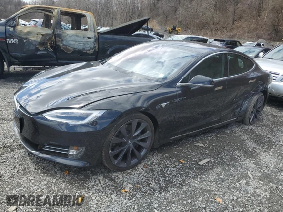 2018 Tesla Model S 75D with VIN 5YJSA1E2XJF272807, listed as a Copart auction lot 51968695 with 21,156 mi miles and Non repairable. Bid and sale history available at DreamBid. Image 1.