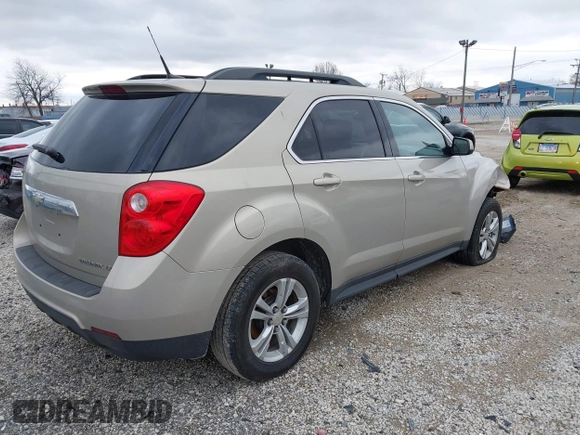 2010 Chevrolet Equinox LT w/1LT with VIN 2CNALDEW9A6362381, listed as a IAAI auction lot 41701019 with 124,325 mi miles. Bid and sale history available at carsss.com. Image 4.