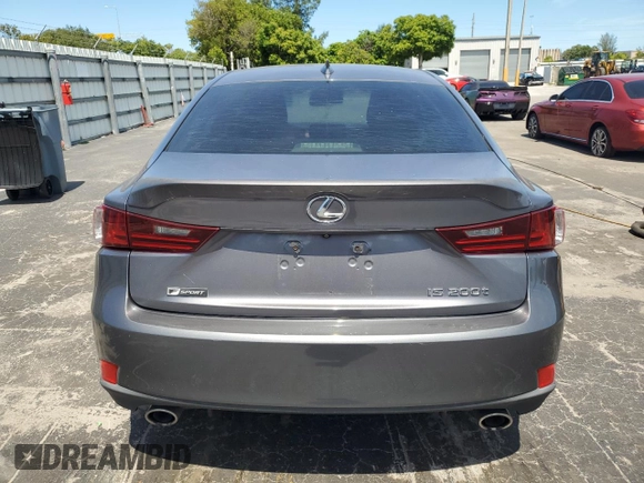 2016 Lexus IS 200t z VIN JTHBA1D25G5005987, wystawiony jako Copart lot #64544425 z przebiegiem 94 712 mil mil oraz Czysty tytuł • Clean title. Historia ofert i sprzedaży dostępna na DreamBid. Obrazek 6.