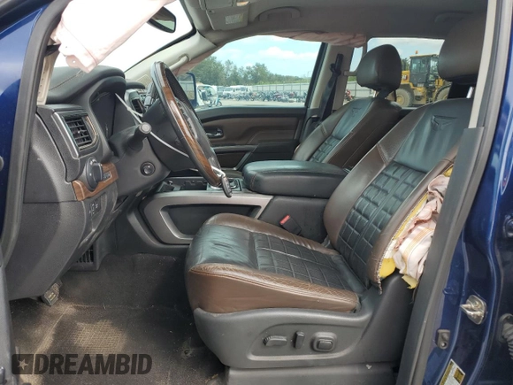 2016 Nissan Titan XD Platinum Reserve with VIN 1N6BA1F25GN503098, listed as a Copart auction lot 79867324 with 92,467 mi miles and Salvage Title. Bid and sale history available at carsss.com. Image 7.