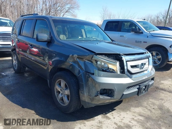 2009 Honda Pilot EX-L with VIN 5FNYF485X9B006704, listed as a IAAI auction lot 41749272 with 34,480 mi miles. Bid and sale history available at carsss.com. Image 1.