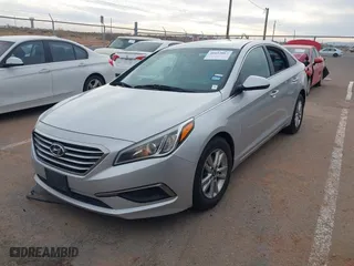 2016 Hyundai Sonata 2.4L SE with VIN 5NPE24AF5GH349582, listed as a IAAI auction lot 41623867 with 131,502 mi miles. Bid and sale history available at carsss.com. Image 16.