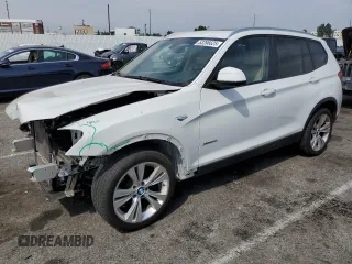 2016 BMW X3 xDrive28i with VIN 5UXWX9C5XG0D93003, listed as a Copart auction lot 53481135 with 57,005 mi miles and Salvage Title. Bid and sale history available at carsss.com. Image 1.