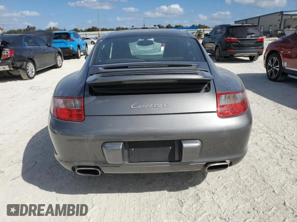 2007 Porsche 911 Carrera with VIN WP0AA29957S710704, listed as a Copart auction lot 77430324 with 0 mi miles and Non Repairable. Bid and sale history available at carsss.com. Image 6.