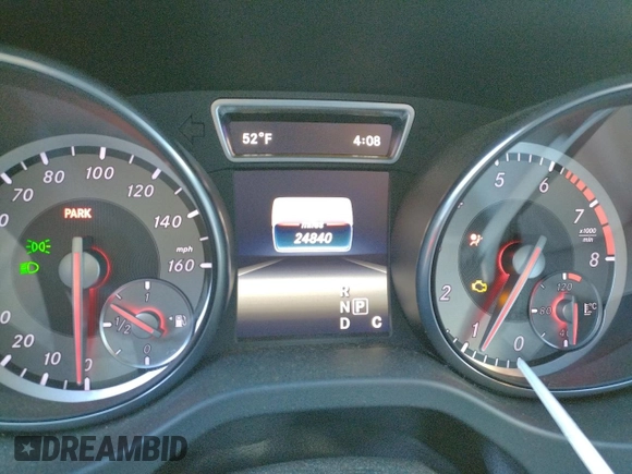 2016 Mercedes-Benz CLA with VIN WDDSJ4GB4GN295806, listed as a Copart auction lot 67841772 with 24,840 mi miles. Bid and sale history available at carsss.com. Image 9.