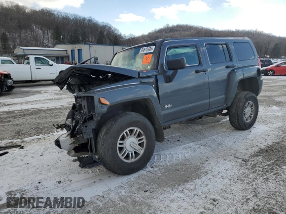 2008 Hummer H3 SUV with VIN 5GTEN13E988177642, listed as a Copart auction lot 84815404 with 151,096 mi miles and Salvage Title. Bid and sale history available at DreamBid. Image 1.