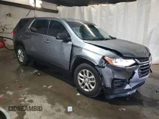 2020 Chevrolet Traverse LS with VIN 1GNERFKW9LJ292141, listed as a Copart auction lot 71017364 with 61,549 mi miles and Salvage Title. Bid and sale history available at carsss.com. Image 4.
