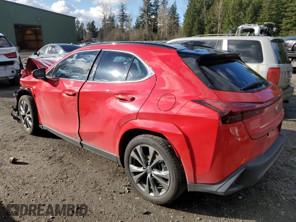 2023 Lexus UX 250h F Sport with VIN JTHB9JBH8P2069930, listed as a Copart auction lot 45288754 with Not Provided miles and . Bid and sale history available at DreamBid. Image 2.