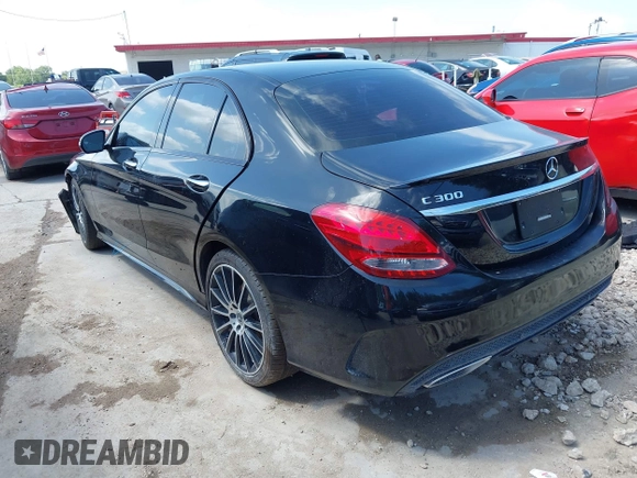 2017 Mercedes-Benz C 300 with VIN 55SWF4JB0HU223456, listed as a IAAI auction lot 42571335 with 73,673 mi miles and . Bid and sale history available at DreamBid. Image 3.