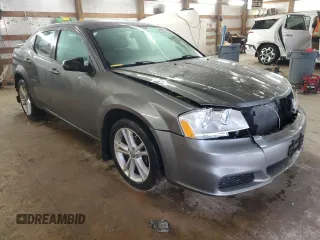 2012 Dodge Avenger SE with VIN 1C3CDZAG4CN254727, listed as a Copart auction lot 45271155 with 206,291 mi miles and Salvage Title. Bid and sale history available at DreamBid. Image 4.
