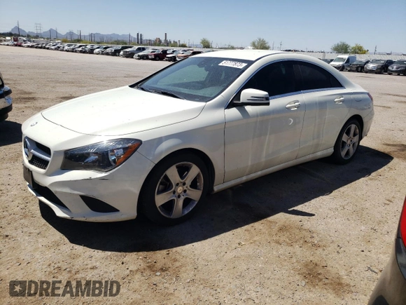 2016 Mercedes-Benz CLA 250 with VIN WDDSJ4EB8GN335727, listed as a Copart auction lot 51777873 with 43,294 mi miles and . Bid and sale history available at DreamBid. Image 1.