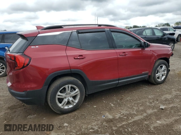 2019 GMC Terrain SLE with VIN 3GKALMEV0KL396366, listed as a Copart auction lot 72405394 with 68,837 mi miles and Salvage Title. Bid and sale history available at DreamBid. Image 3.