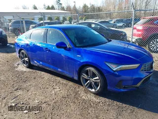 2023 Acura Integra w/A-Spec Package with VIN 19UDE4H31PA016397, listed as a IAAI auction lot 41797518 with 9,942 mi miles and . Bid and sale history available at DreamBid. Image 1.