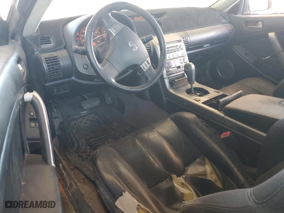 2003 Infiniti G35 Coupe w/Leather with VIN JNKCV54E63M221261, listed as a Copart auction lot 47367395 with 154,017 mi miles and Salvage Title. Bid and sale history available at carsss.com. Image 8.