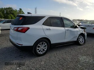 2018 Chevrolet Equinox LS with VIN 2GNAXHEV7J6281927, listed as a Copart auction lot 51520005 with 107,578 mi miles and Salvage Title. Bid and sale history available at DreamBid. Image 3.