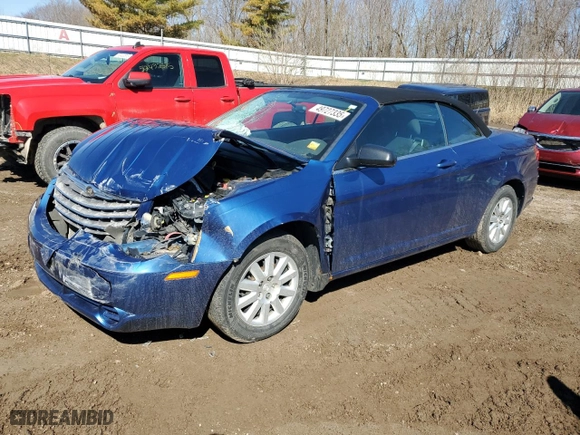 2009 Chrysler Sebring LX with VIN 1C3LC45BX9N572803, listed as a Copart auction lot 49727335 with 135,157 mi miles and Clean Title. Bid and sale history available at carsss.com. Image 1.