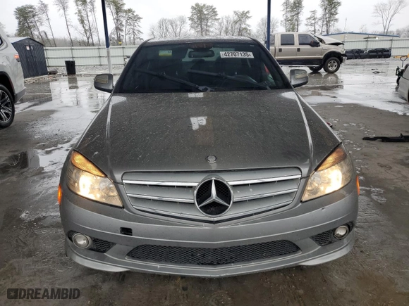 2009 Mercedes-Benz C-Class 3.0L Sport with VIN WDDGF54X09R054351, listed as a Copart auction lot 42707135 with 194,287 mi miles and Salvage Title. Bid and sale history available at carsss.com. Image 5.