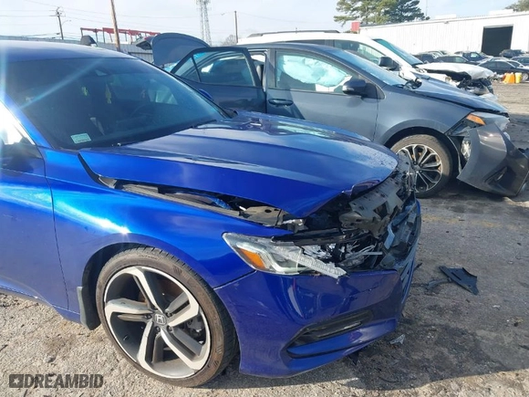 2019 Honda Accord Sedan Sport 1.5T with VIN 1HGCV1F32KA043856, listed as a IAAI auction lot 41209283 with 139,864 mi miles. Bid and sale history available at carsss.com. Image 6.