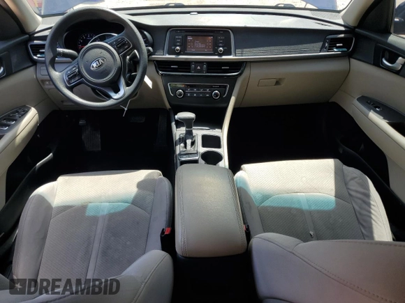 2016 Kia Optima LX with VIN 5XXGT4L33GG006600, listed as a Copart auction lot 61467435 with 92,217 mi miles and Salvage title. Bid and sale history available at DreamBid. Image 8.