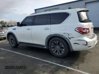 2018 Nissan Armada Platinum with VIN JN8AY2NF5J9332619, listed as a Copart auction lot 86775504 with 93,510 mi miles and Salvage Title. Bid and sale history available at carsss.com. Image 2.
