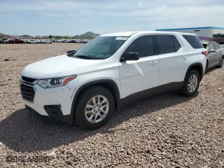 2018 Chevrolet Traverse LS with VIN 1GNERFKW0JJ257274, listed as a Copart auction lot 51152225 with 113,310 mi miles and Clean Title. Bid and sale history available at carsss.com. Image 1.
