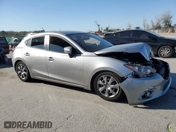 2014 Mazda 3 i Sport with VIN JM1BM1K77E1197649, listed as a Copart auction lot 47779025 with Not Provided miles and Salvage Title. Bid and sale history available at DreamBid. Image 4.