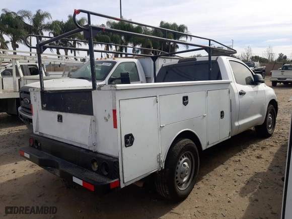 2007 Toyota Tundra with VIN 5TFLU52187X006201, listed as a Copart auction lot 89347545 with 413,967 mi miles and Salvage Title. Bid and sale history available at carsss.com. Image 3.