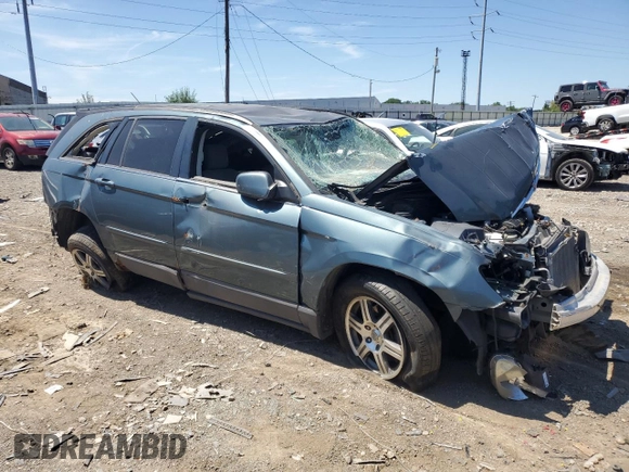 2007 Chrysler Pacifica Touring z VIN 2A8GM68X77R351147, wystawiony jako Copart lot #60815584 z przebiegiem Nie podano mil oraz Szkoda całkowita • Salvage title. Historia ofert i sprzedaży dostępna na DreamBid. Obrazek 4.