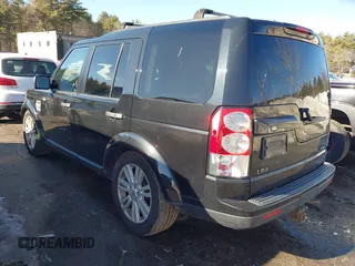 2012 Land Rover LR4 HSE with VIN SALAG2D40CA646025, listed as a IAAI auction lot 41649185 with 106,029 mi miles and . Bid and sale history available at DreamBid. Image 3.
