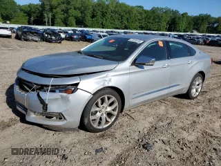 2016 Chevrolet Impala LTZ with VIN 2G1145S34G9140168, listed as a Copart auction lot 57516135 with 158,344 mi miles and Salvage title. Bid and sale history available at DreamBid. Image 1.