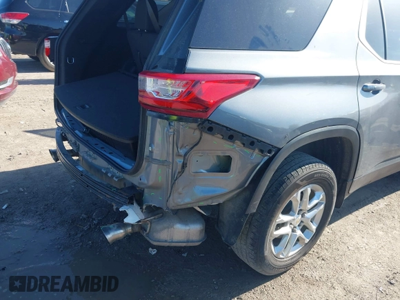 2020 Chevrolet Traverse LS with VIN 1GNEVFKW1LJ141810, listed as a IAAI auction lot 42134752 with 73,513 mi miles and . Bid and sale history available at DreamBid. Image 6.