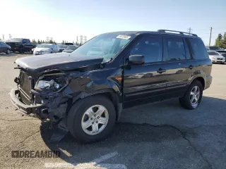 2006 Honda Pilot EX-L with VIN 5FNYF28576B043953, listed as a Copart auction lot 49839965 with 123,456 mi miles and Salvage Title. Bid and sale history available at DreamBid. Image 1.