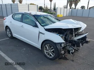 2013 Kia Optima LX with VIN 5XXGM4A78DG232064, listed as a IAAI auction lot 41753192 with 170,443 mi miles. Bid and sale history available at carsss.com. Image 1.