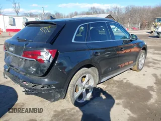 2021 Audi Q5 Premium Plus with VIN WA1BAAFY9M2048397, listed as a IAAI auction lot 41486775 with 39,624 mi miles and . Bid and sale history available at DreamBid. Image 4.
