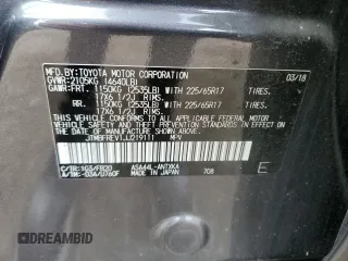 2018 Toyota RAV4 LE z VIN JTMBFREV1JJ219111, wystawiony jako Copart lot #69426224 z przebiegiem 89 555 mil mil oraz Nie do naprawy • Non repairable. Historia ofert i sprzedaży dostępna na DreamBid. Obrazek 15.