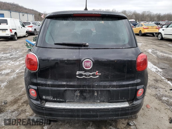 2014 FIAT 500L Lounge with VIN ZFBCFACH4EZ022463, listed as a Copart auction lot 42377035 with 110,575 mi miles and Clean Title. Bid and sale history available at DreamBid. Image 6.