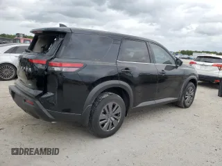 2024 Nissan Pathfinder S with VIN 5N1DR3AC5RC283701, listed as a Copart auction lot 50776655 with 1,504 mi miles and Salvage title. Bid and sale history available at DreamBid. Image 3.