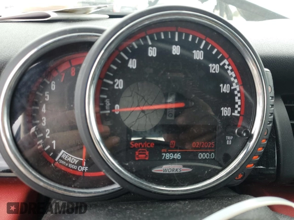 2017 MINI Hardtop John Cooper Works with VIN WMWXM9C39H2F66090, listed as a Copart auction lot 49087415 with 78,946 mi miles and Salvage title. Bid and sale history available at DreamBid. Image 9.