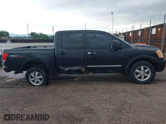 2009 Nissan Titan LE with VIN 1N6BA07CX9N318808, listed as a IAAI auction lot 42522212 with 276,410 mi miles and . Bid and sale history available at DreamBid. Image 13.