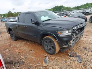 2020 Ram 1500 Laramie with VIN 1C6RREDT9LN357240, listed as a IAAI auction lot 42376604 with 91,264 mi miles and . Bid and sale history available at DreamBid. Image 1.
