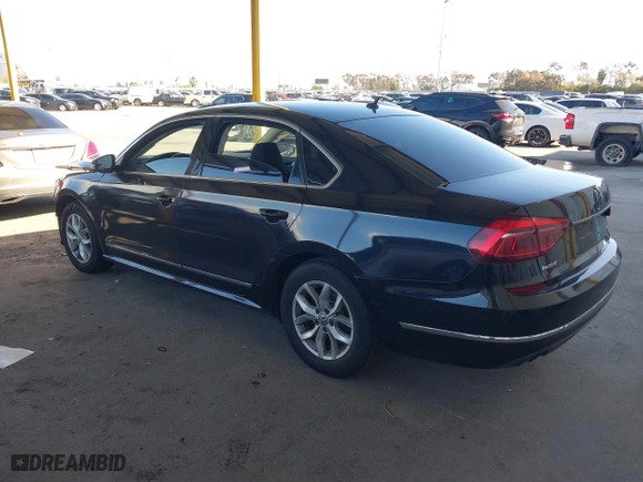 2017 Volkswagen Passat 1.8T S with VIN 1VWAT7A34HC006548, listed as a IAAI auction lot 41741466 with 110,330 mi miles. Bid and sale history available at carsss.com. Image 3.
