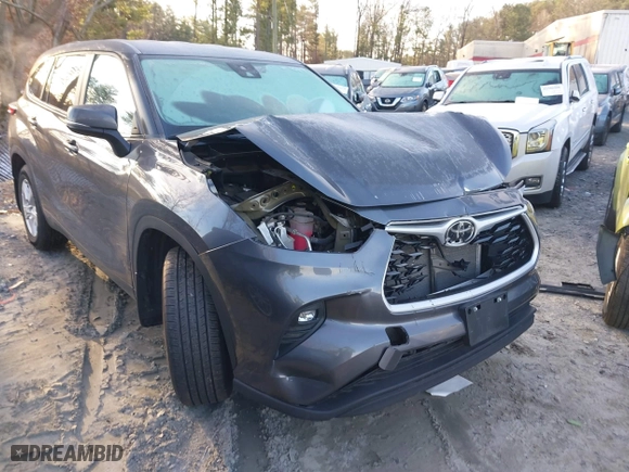 2023 Toyota Highlander L with VIN 5TDKDRBH2PS039426, listed as a IAAI auction lot 41572761 with 28,220 mi miles. Bid and sale history available at carsss.com. Image 6.