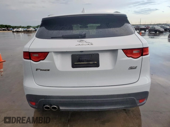2018 Jaguar F-Pace 20d Prestige with VIN SADCK2FN9JA255073, listed as a Copart auction lot 54327105 with Not Provided miles and Clean Title. Bid and sale history available at DreamBid. Image 6.