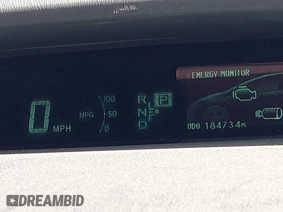 2014 Toyota Prius Four with VIN JTDKN3DU7E1742714, listed as a IAAI auction lot 42637235 with 184,734 mi miles and . Bid and sale history available at DreamBid. Image 7.