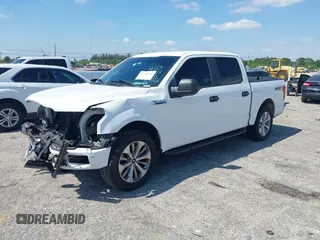 2018 Ford F-150 XL with VIN 1FTEW1CP8JKE91006, listed as a IAAI auction lot 42123840 with 76,806 mi miles and . Bid and sale history available at DreamBid. Image 2.
